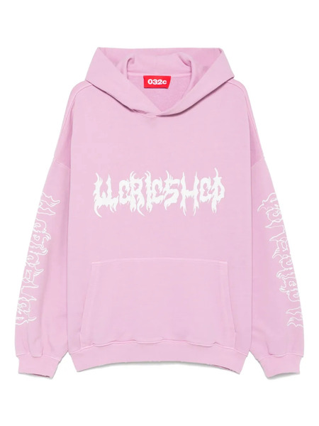  032c Faithless Hoodie - Pink 
