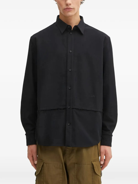  032c Logo-embroidered Shirt - Black 