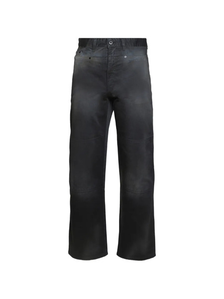  032c Washed Panelled Pants - Grey 
