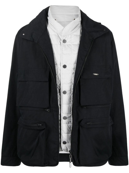  032c Zip-up Utility Jacket - Black 