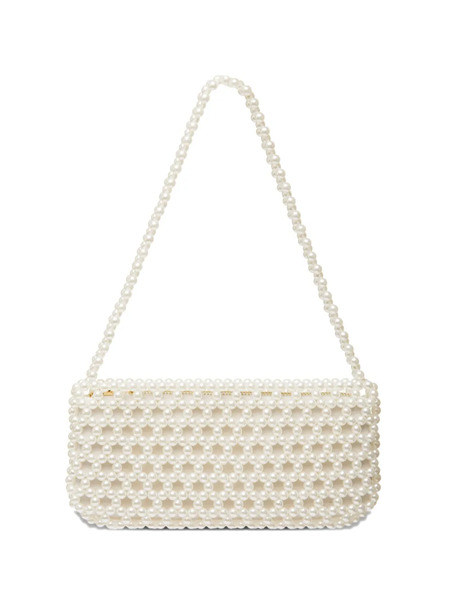  0711 May Beaded Shoulder Bag - Neutrals 