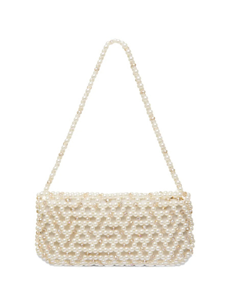  0711 May Beaded Shoulder Bag - Neutrals 