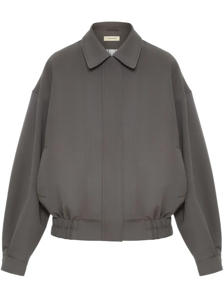  0711 Zip-up Bomber Jacket - Grey 