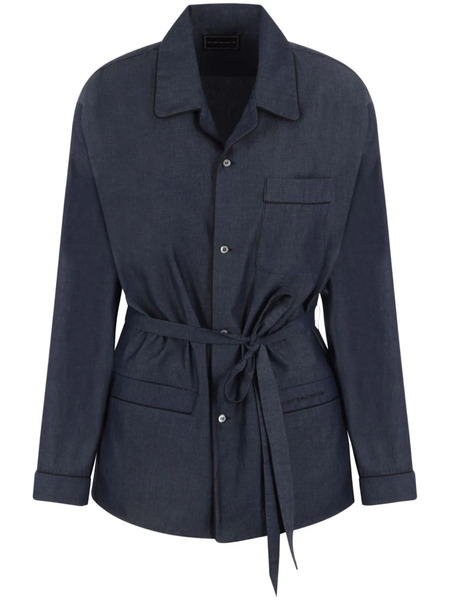  10 Corso Como Chambray Pyjama Shirt - Blue 