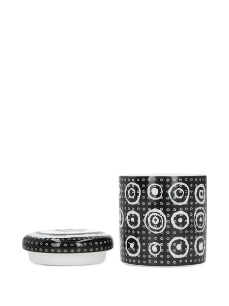  10 Corso Como Circles Print Ceramic Candle - Black 