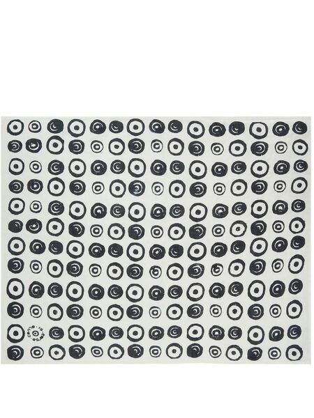  10 Corso Como Circles-print Linen Towel (55cm X 70cm) - White 
