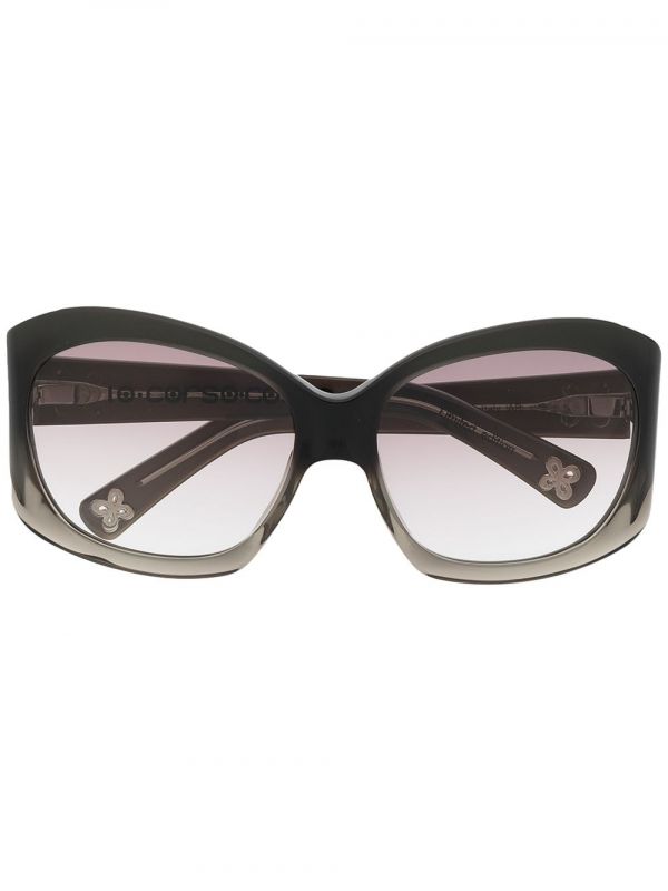  10 Corso Como Gradient Cat Eye Sunglasses - Black 