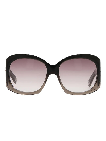  10 Corso Como Gradient Oval-frame Sunglasses - Grey 