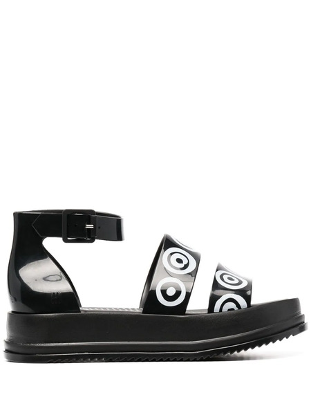  10 Corso Como Logo-print Chunky Sandals - Black 
