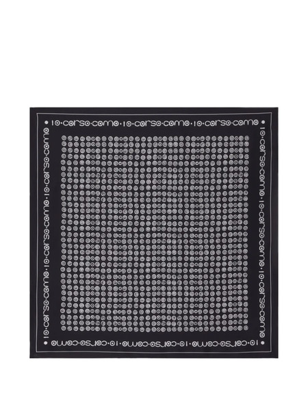  10 Corso Como Patterned Scarf - Black 