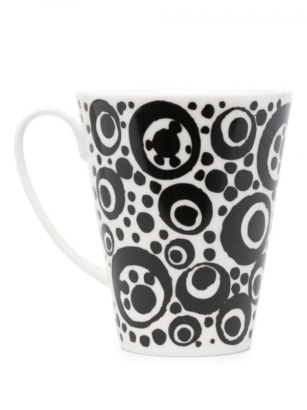  10 Corso Como Printed Porcelain Mug - Black 