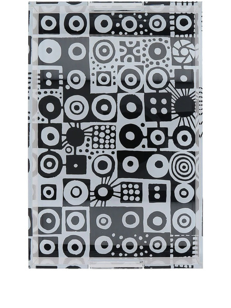  10 Corso Como Printed Tray - Black 