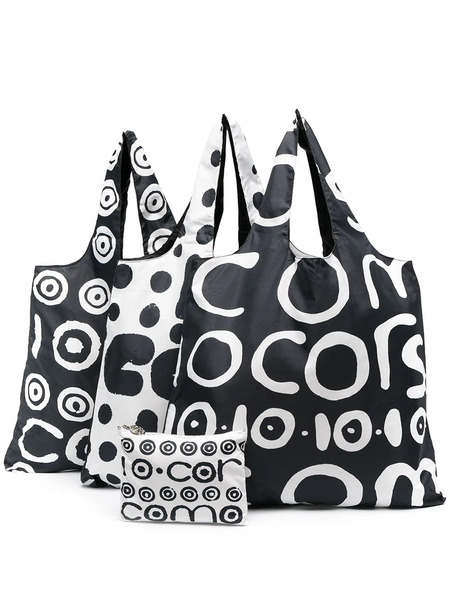  10 Corso Como Reversible Logo Tote - Black 