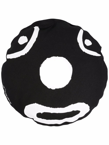  10 Corso Como Reversible Smiley Print Pillow - Black 