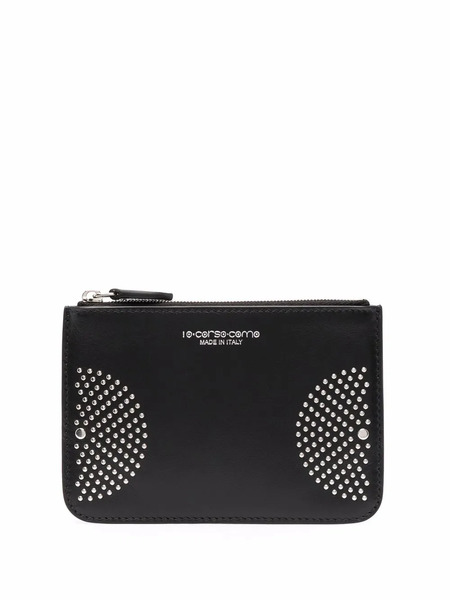  10 Corso Como Stud-embellished Wallet - Black 