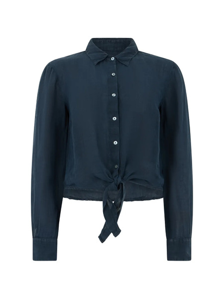 120% Lino Buttoned Shirt - Blue 