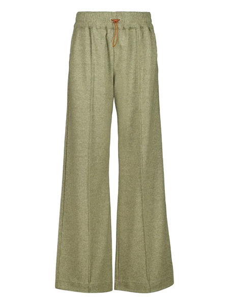  120% Lino Drawstring Trousers - Green 