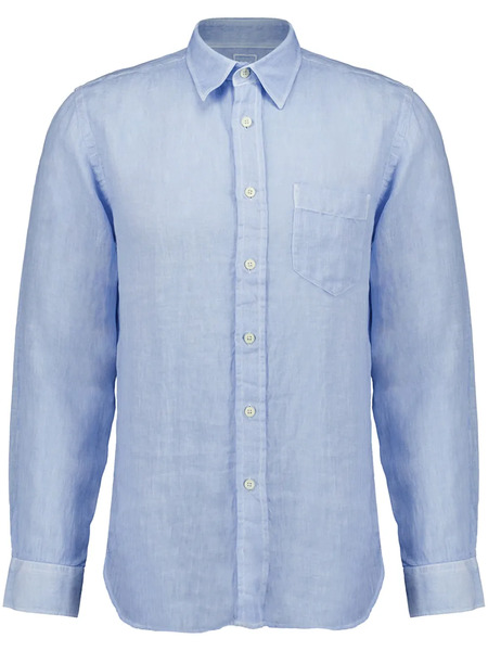  120% Lino Linen Shirt - Blue 