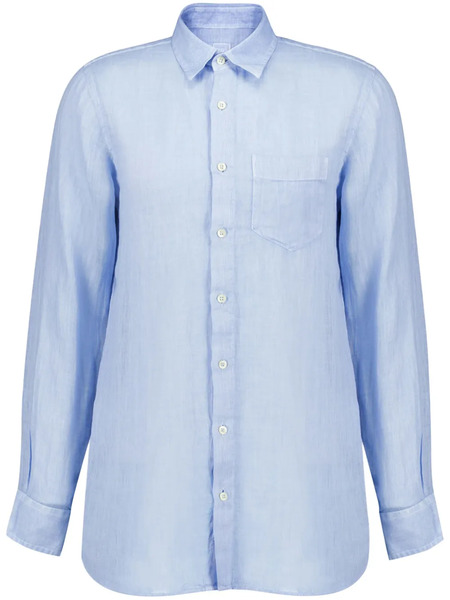  120% Lino Linen Shirt - Blue 