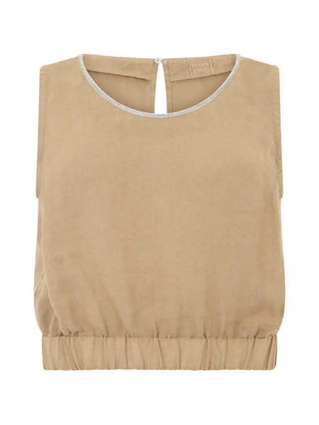  120% Lino Linen Top - Neutrals 