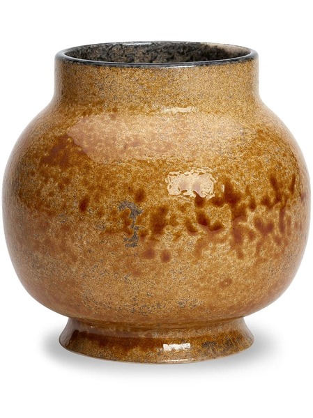  1882 Ltd Jesture Kitten Ceramic Vase (18cm) - Brown 
