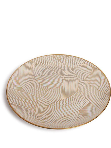  1882 Ltd Lustre Serving Platter (34cm) - White 