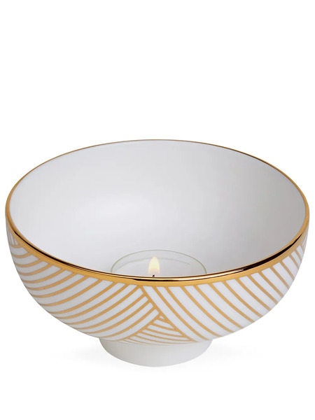  1882 Ltd Lustre Tealight Bowl (12cm) - Black 