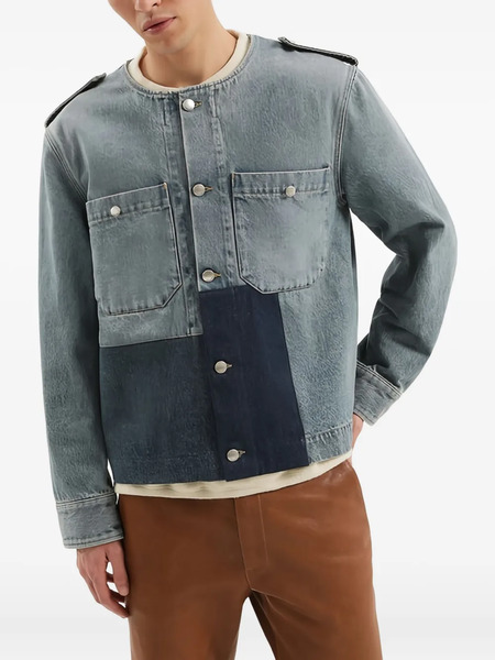  1989 Studio Buttoned Patchwork Jacket - Blue 