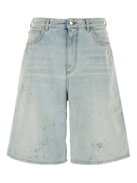  1989 Studio Logo-patch Denim Shorts - Blue 