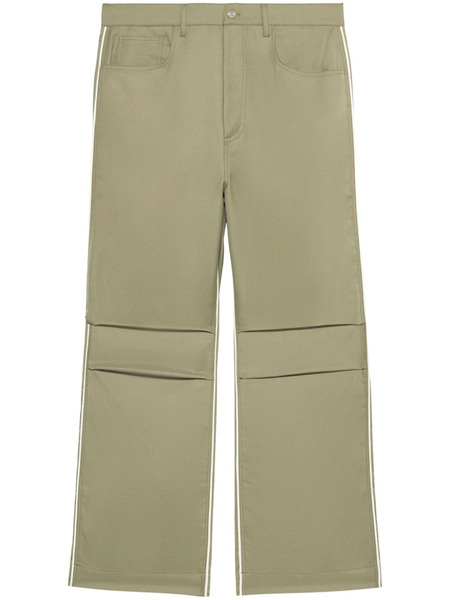  1989 Studio Side-stripe Wide-leg Trousers - Green 