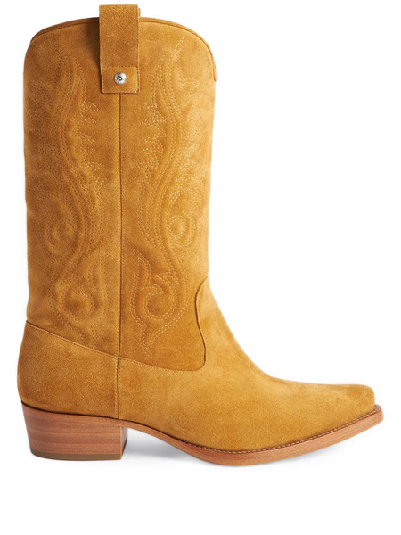  1989 Studio Western Boots - Brown 
