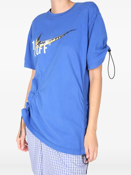  1/off Drawstring Dress - Blue 