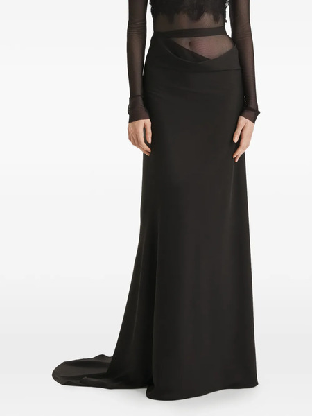  2310 Studio Draped Maxi Skirt - Black 