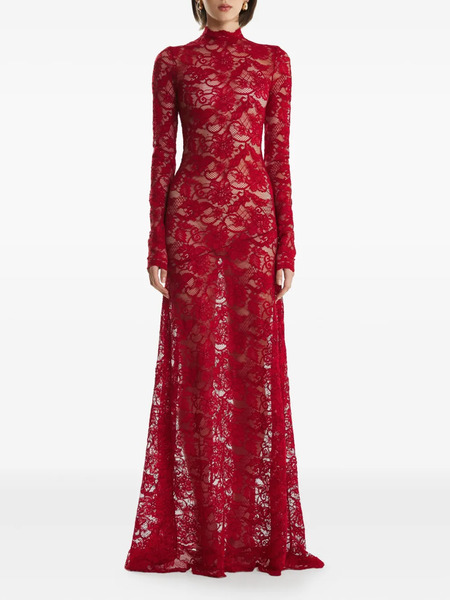  2310 Studio High-neck Maxi Dress - Red 