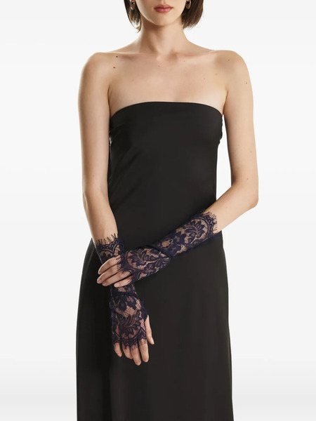  2310 Studio Lace-trimmed Gloves - Blue 