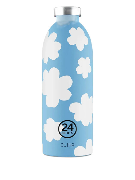  24bottles Clima Clouds-print Bottle (500ml) - Blue 