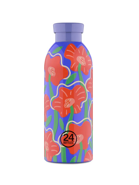 24bottles Clima Flor De Fuego Bottle (500ml) - Purple 