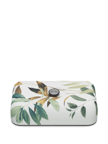  24bottles Leaf-print Lunchbox (14cm X 23cm) - White 