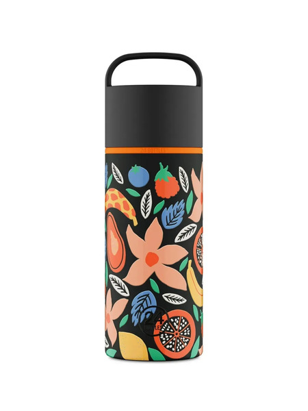  24bottles Tropical-print Spin Bottle (730ml) - Black 