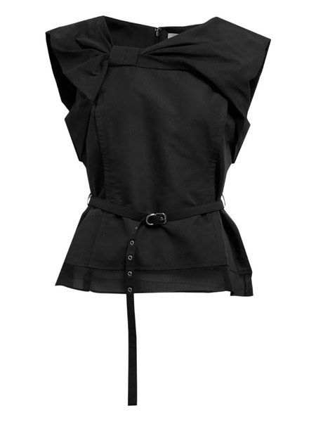  3.1 Phillip Lim Bow Belted Top - Black 
