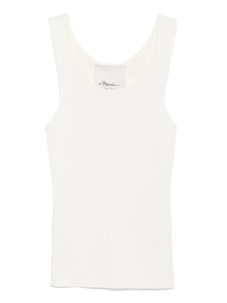  3.1 Phillip Lim Compact Ribbed Tank Top - Neutrals 