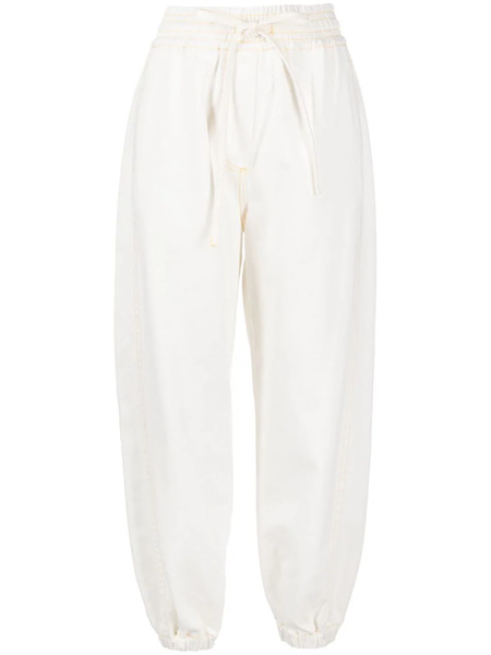  3.1 Phillip Lim Drawstring Boyfriend Jeans - White 