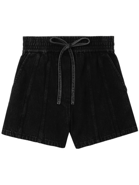  3.1 Phillip Lim Drawstring Denim Shorts - Black 
