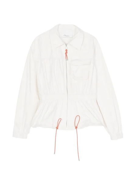  3.1 Phillip Lim Drawstring Zip-up Jacket - Neutrals 