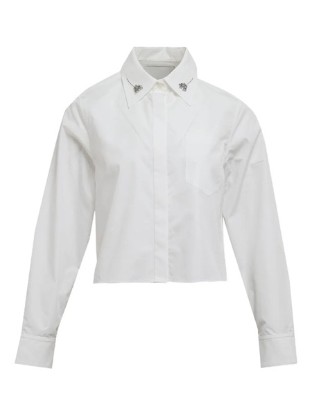  3.1 Phillip Lim Embellished Collared Top - White 