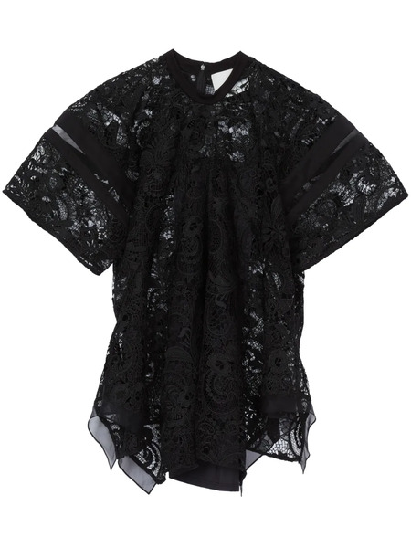  3.1 Phillip Lim Lace-panel Top - Black 