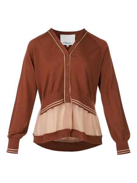  3.1 Phillip Lim Layered Cardigan - Orange 