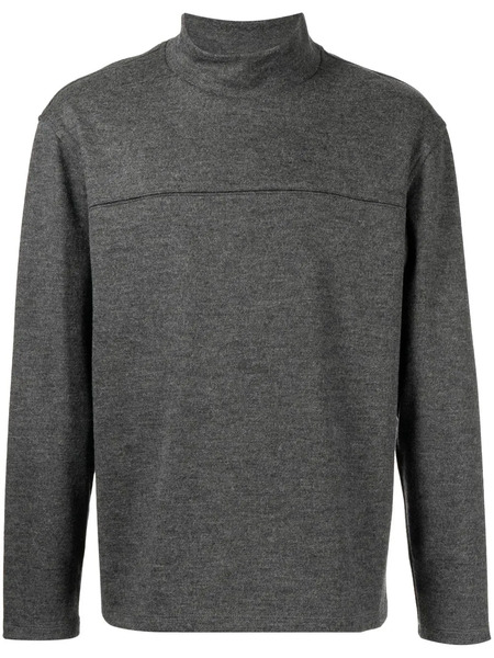  3.1 Phillip Lim Mock-neck Wool-blend Jumper - Grey 
