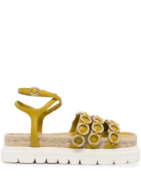 3.1 Phillip Lim Noa Platform Sandals - Green 