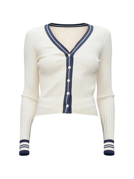  3.1 Phillip Lim V-neck Button Cardigan - Neutrals 